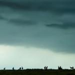 Horses with Ominous Clouds